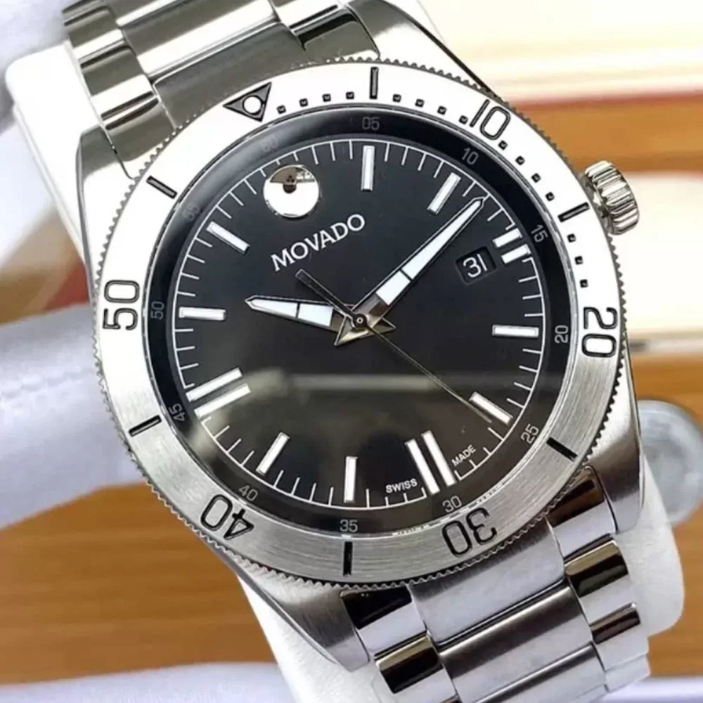 Movado Sport Silver Tone Men's Watch